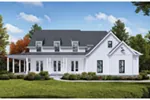 Modern Farmhouse Plan Front of Home - Ava Bay Modern Farmhouse 056S-0005 - Shop House Plans and More