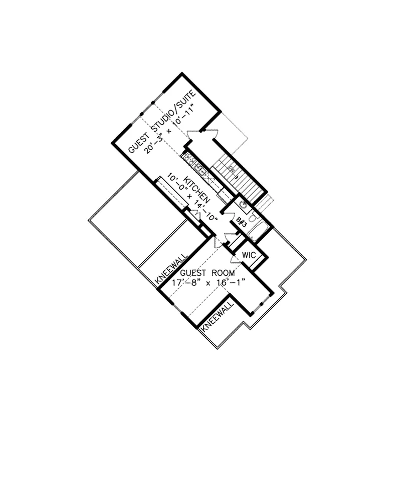 Country House Plan Second Floor - 056S-0006 - Shop House Plans and More