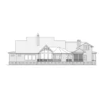 Florida House Plan Rear Elevation - Bonaire Lane Modern Farmhouse 056S-0006 - Shop House Plans and More