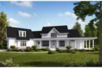 Farmhouse Plan Front of Home - 056S-0007 - Shop House Plans and More