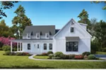 Farmhouse Plan Front of Home - 056S-0008 - Shop House Plans and More