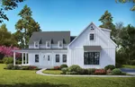 Beach & Coastal House Plan Front of House 056S-0008