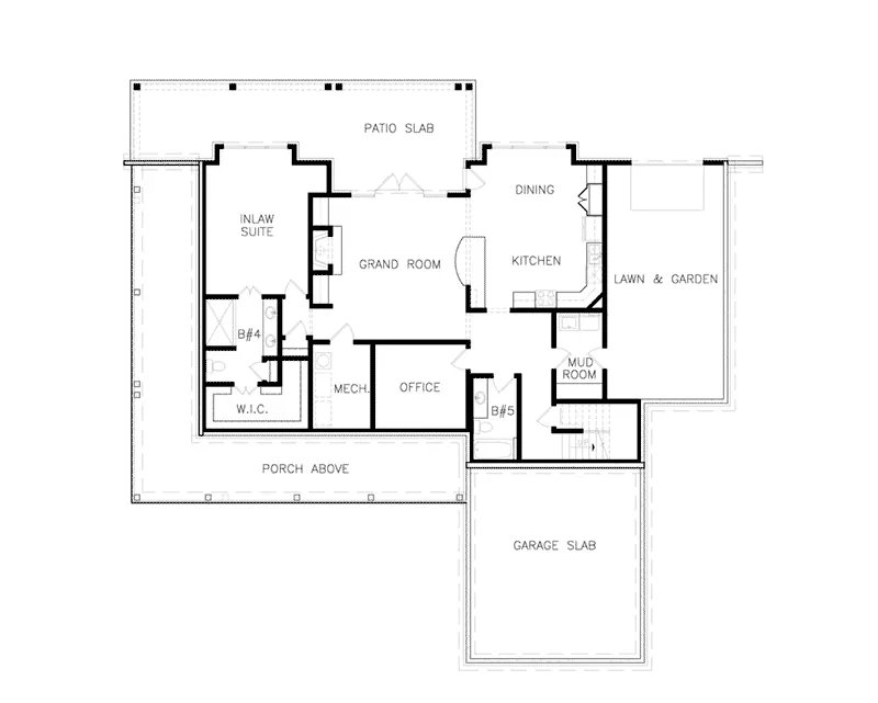 Luxury House Plan Lower Level Floor - 056S-0008 - Shop House Plans and More