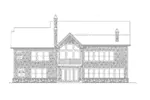Traditional House Plan Rear Elevation - 056S-0010 - Shop House Plans and More