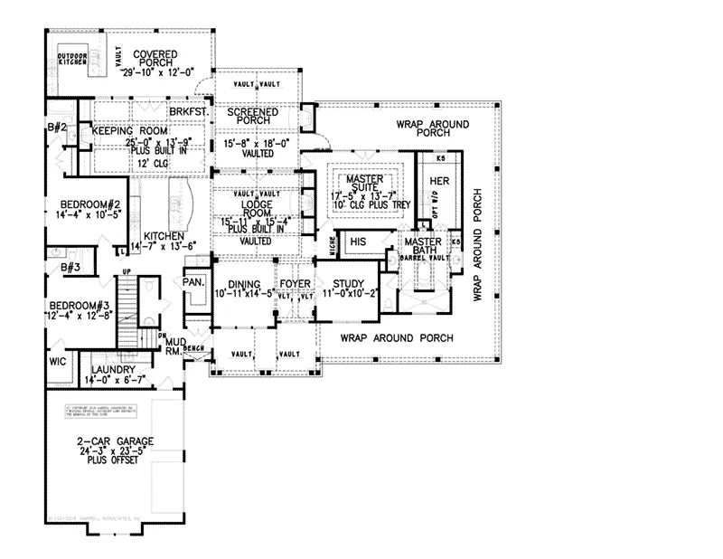 Beach & Coastal House Plan First Floor - 056D-0012 - Shop House Plans and More
