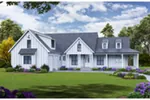 Modern Farmhouse Plan Front of House 056S-0012