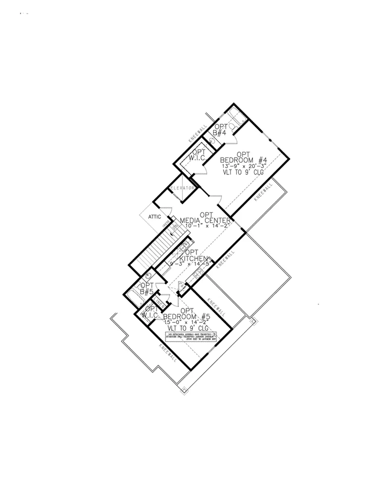 European House Plan Second Floor - 056S-0013 - Shop House Plans and More