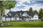 Country French House Plan Front of Home - 056S-0014 - Shop House Plans and More