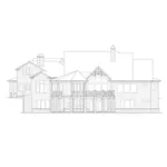 Mountain House Plan Rear Elevation - Jensen Cove Craftsman Home 056S-0015 - Shop House Plans and More