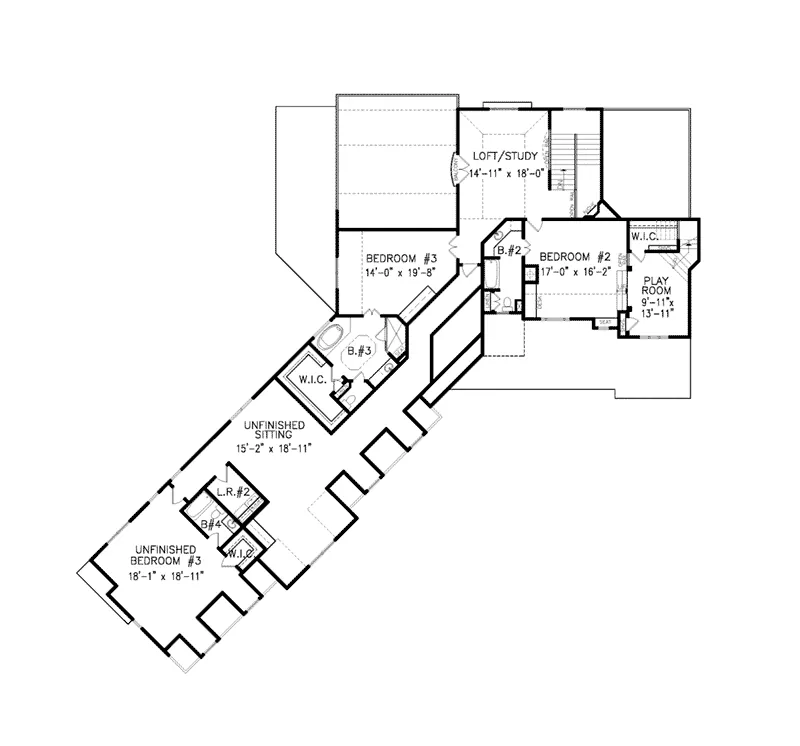 European House Plan Second Floor - Dolan Ridge Luxury Home 056S-0018 - Shop House Plans and More