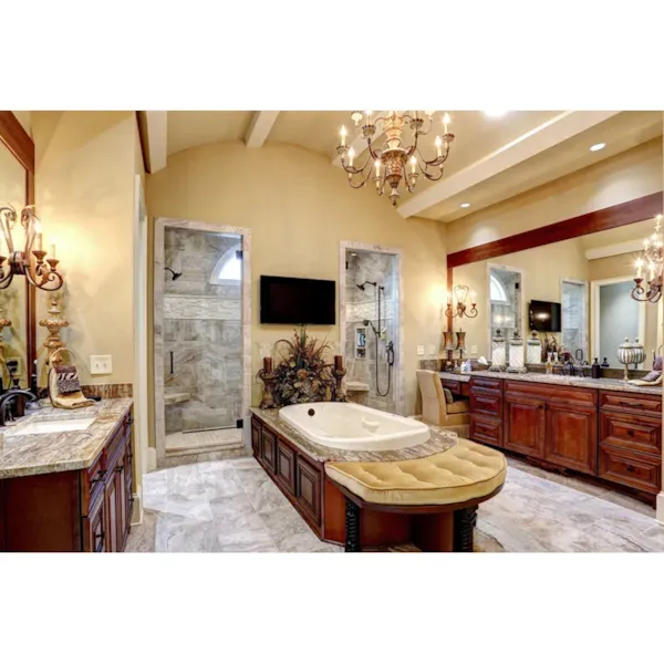 Country House Plan Master Bathroom Photo 01 - Murphy Cove Luxury Home 056S-0019 - Shop House Plans and More