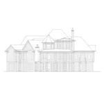 Traditional House Plan Rear Elevation - Chiswick Luxury European Home 056S-0020 - Shop House Plans and More