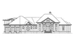 Colonial House Plan Front Elevation - Burke Terrace Luxury Home 056S-0027 - Shop House Plans and More