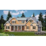 Country House Plan Front of Home - York Cliff Luxury Home 056S-0039 - Shop House Plans and More