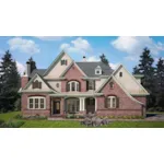 Traditional House Plan Front of Home - Wittmund Lane European Home 056S-0044 - Shop House Plans and More