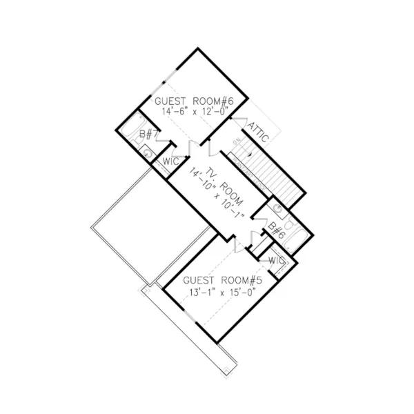 Luxury House Plan Second Floor - Holden Creek European Home 056S-0049 - Search House Plans and More