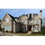 Traditional House Plan Front of Home - Nevena European Home 056D-0051 - Shop House Plans and More