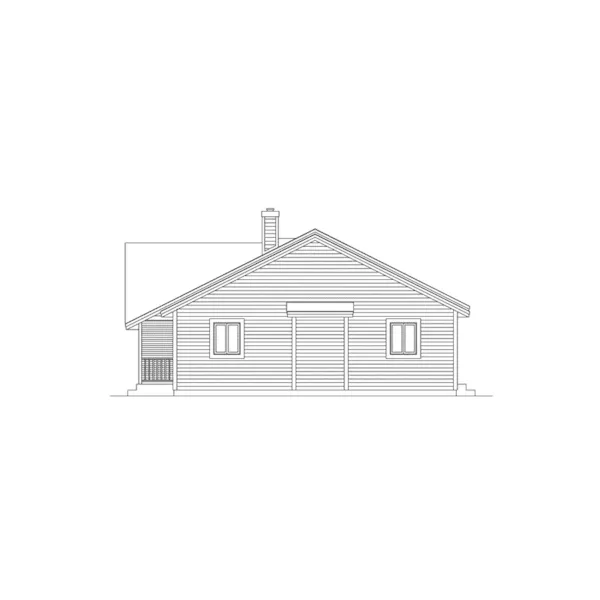 Country House Plan Right Elevation - Meadowlane Duplex Home 057D-0001 - Shop House Plans and More