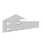 Ranch House Plan Left Elevation - Weston Traditional Duplex 057D-0002 - Shop House Plans and More