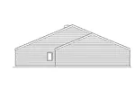Ranch House Plan Left Elevation - Ashfield Modern Ranch Home 057D-0005 - Search House Plans and More