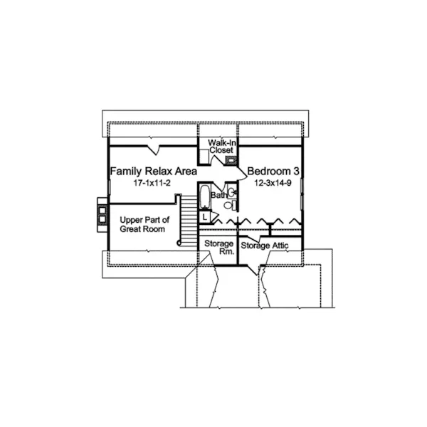 Country House Plan Second Floor - Hunters Ridge Country Home 057D-0044 - Search House Plans and More