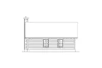 Country House Plan Rear Elevation - Wood Cove Cottage Home 058D-0003 - Shop House Plans and More