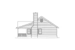 Ranch House Plan Right Elevation - Wood Cove Cottage Home 058D-0003 - Shop House Plans and More