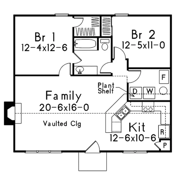 Traditional House Plan First Floor - Sycamore Mill Country Home 058D-0007 - Shop House Plans and More