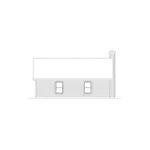 Traditional House Plan Rear Elevation - Sycamore Mill Country Home 058D-0007 - Shop House Plans and More