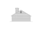 Ranch House Plan Right Elevation - Sycamore Mill Country Home 058D-0007 - Shop House Plans and More