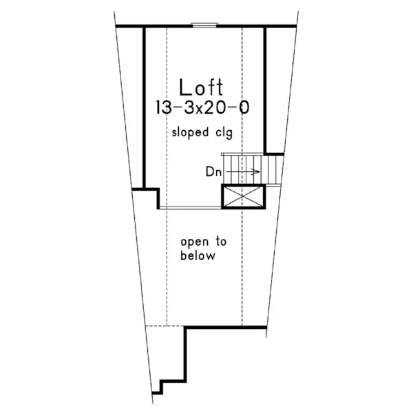 Traditional House Plan Second Floor - Garland Country Cottage Home 058D-0008 - Search House Plans and More