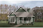 Home With Quaint Cottage Appeal And Detailed Trimmed Covered Front Porch