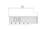 Traditional House Plan Left Elevation - Garland Country Cottage Home 058D-0008 - Search House Plans and More