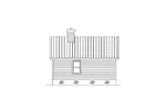 Vacation House Plan Rear Elevation - Dogwood Cabin Home 058D-0010 - Search House Plans and More