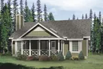 Cabin Style Ranch House With Great Details On Front Screened Porch