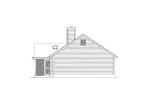 Ranch House Plan Right Elevation - Hickory Lane Country Cabin Home 058D-0011 - Search House Plans and More