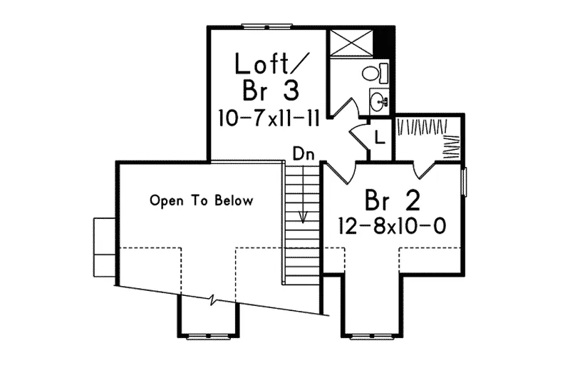 Lowcountry House Plan Second Floor - Wheatland Lowcountry Home 058D-0020 - Shop House Plans and More