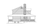 Farmhouse Plan Left Elevation - Wheatland Lowcountry Home 058D-0020 - Shop House Plans and More