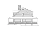 Acadian House Plan Right Elevation - Wheatland Lowcountry Home 058D-0020 - Shop House Plans and More