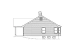 Country House Plan Right Elevation - Southfield Traditional Home 058D-0021 - Shop House Plans and More