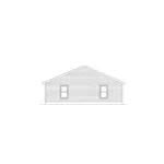 Ranch House Plan Rear Elevation - Newstead Cabin Duplex Home 058D-0028 - Shop House Plans and More