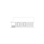 Ranch House Plan Right Elevation - Newstead Cabin Duplex Home 058D-0028 - Shop House Plans and More