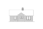 Southern House Plan Rear Elevation - Timberview Vacation Home 058D-0031 - Shop House Plans and More