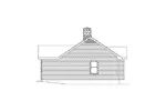 Beach & Coastal House Plan Right Elevation - Timberview Vacation Home 058D-0031 - Shop House Plans and More