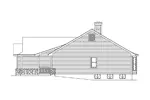 Ranch House Plan Right Elevation - Windham Country Ranch Home 058D-0033 - Shop House Plans and More