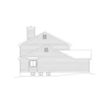 Colonial House Plan Left Elevation - Bakerfield Colonial Home 058D-0037 - Search House Plans and More