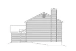 Southern House Plan Right Elevation - Bakerfield Colonial Home 058D-0037 - Search House Plans and More
