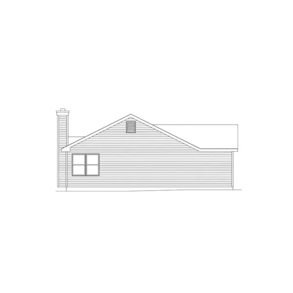 Country House Plan Left Elevation - Donohue Ranch Home 058D-0043 - Search House Plans and More