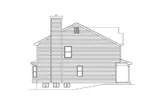 Country House Plan Left Elevation - Morningdale Traditional Home 058D-0046 - Shop House Plans and More