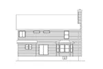 Country House Plan Rear Elevation - Morningdale Traditional Home 058D-0046 - Shop House Plans and More